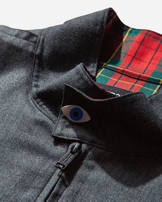 Undercover Gray Men S Wool Bomber Jacket Charcoal for men