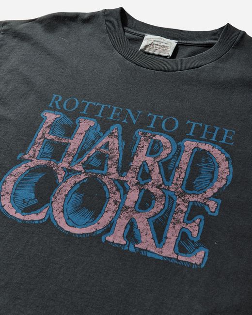 Aries Black Faded Hardcore T-shirt for men