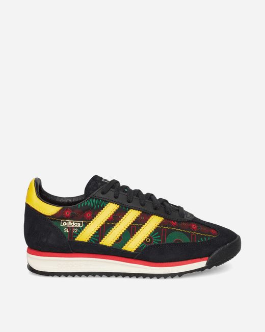 Adidas Green Bob Marley Sl 72 Sneakers Core Black / Bold Gold for men