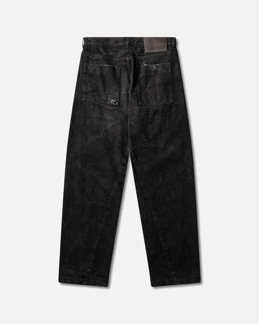 OAMC Black Men S Cortes Trousers for men