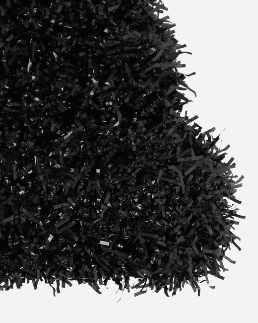 Undercover Black Film Fringe Knit Cap