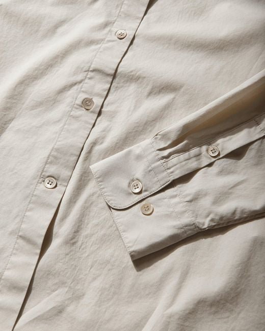 Our Legacy Natural S Slip Shirt Eggshell