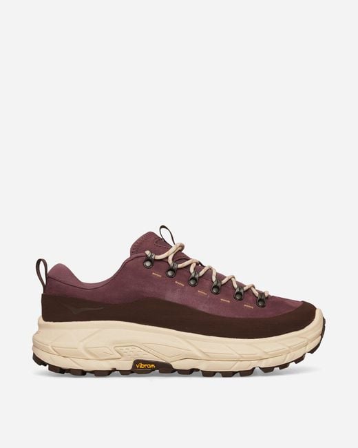 Hoka One One Brown Tor Summit Sneakers Dried Fig / Cold Brew for men