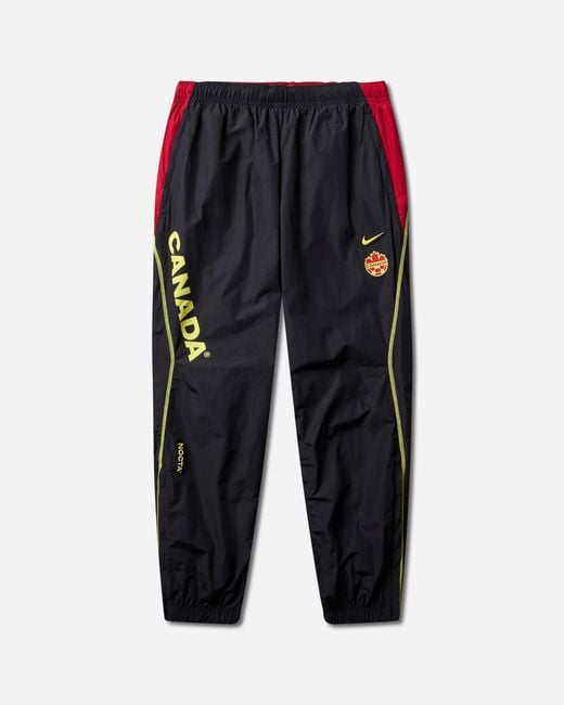 Nike Black Canada X Nocta Woven Track Pants Gym Sonic for men