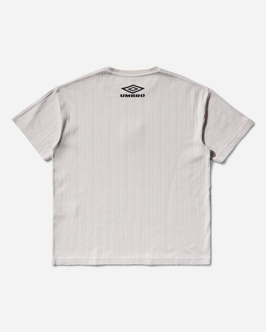 Umbro Gray Biography Pointelle Baby T-shirt Powder for men