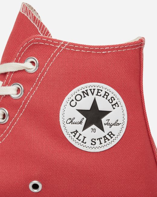 Converse Chuck 70 Hi Vintage Canvas Sneakers Red for men