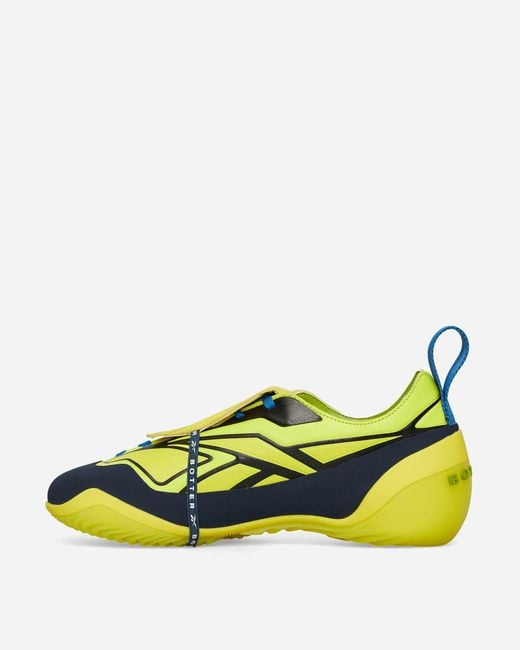 Reebok Yellow Botter Energia Bo Kets Sneakers / Blue for men