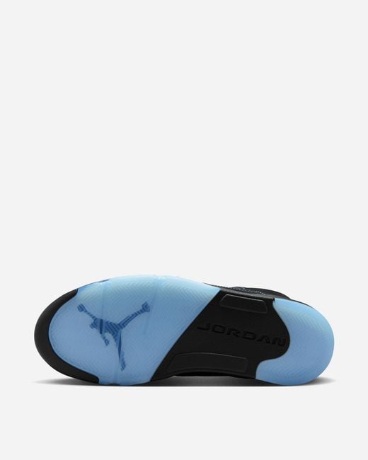 Nike Black Air Jordan 5 Carolina Sneakers University for men