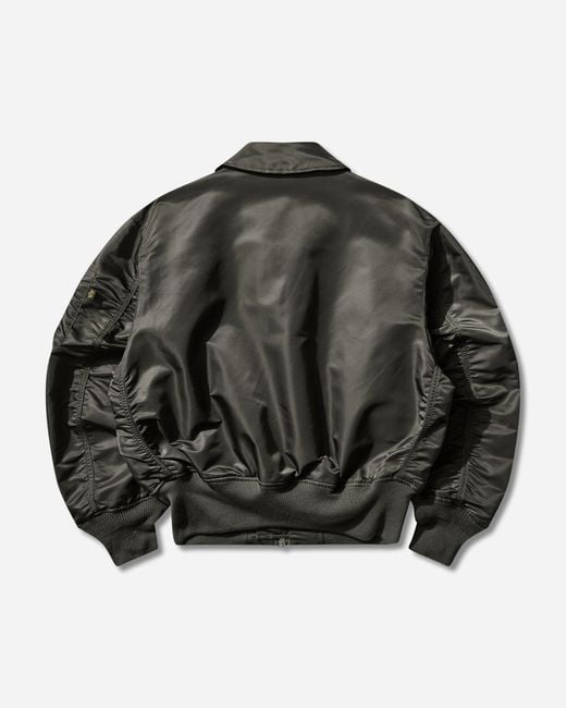 GR10K Black Alpha Industries Cwu-45 Bomber Jacket Rep for men