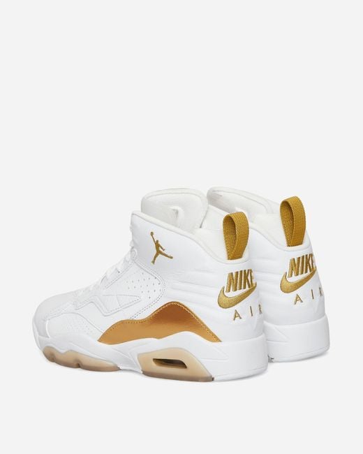 Nike Wmns Air Jordan Jumpman Mvp Sneakers White / Metallic Gold for men
