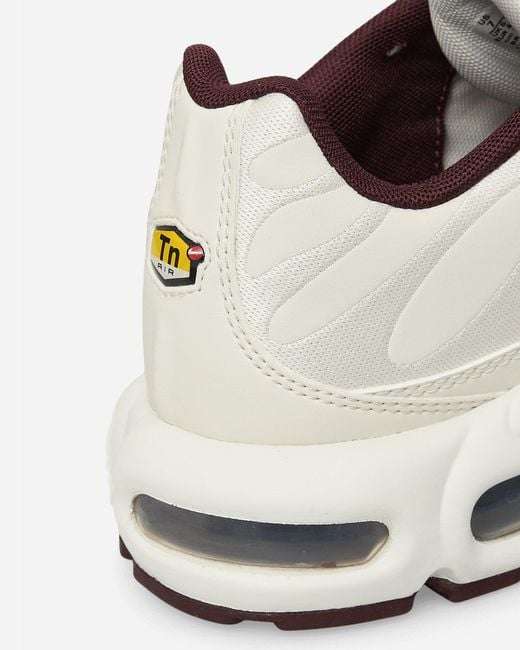 Nike White Air Max Plus Premium Sneakers Phantom / Light Bone for men