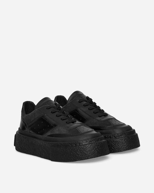 MM6 by Maison Martin Margiela Black Chunky Gambetta Sneakers for men