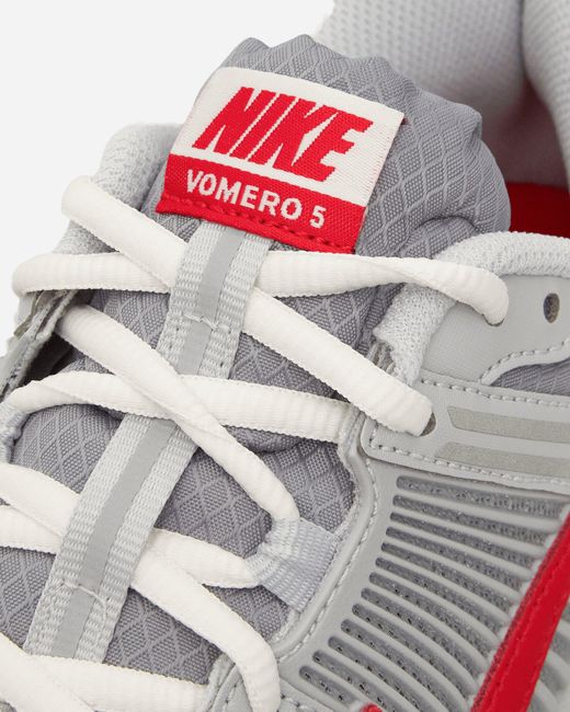 Nike White Zoom Vomero 5 Se Sneakers Grey Fog / Particle Grey / Phantom / University Red for men