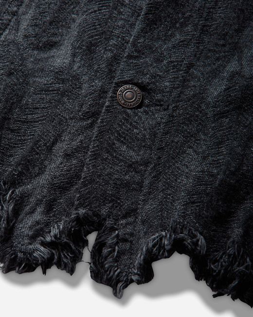 Kapital Black Men S 12oz Magpie Denim 3rd Jacket for men
