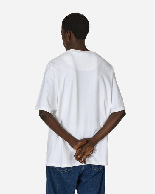 Ben Davis Work Clothes White Heavy Duty Classic Label Pocket T-Shirt for men