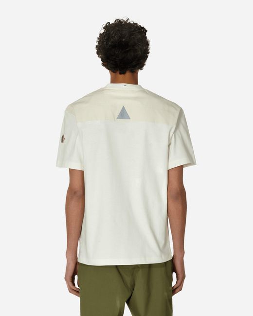 Moncler White Day-Namic Pocket T-Shirt for men