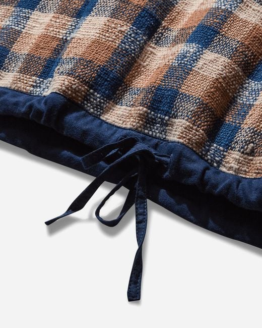 STORY mfg. Gray Mineral Pullover Barn Check Handloom for men