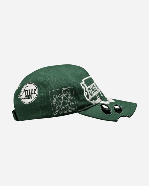 Stills Green Danger Zone Embroidered Cap for men