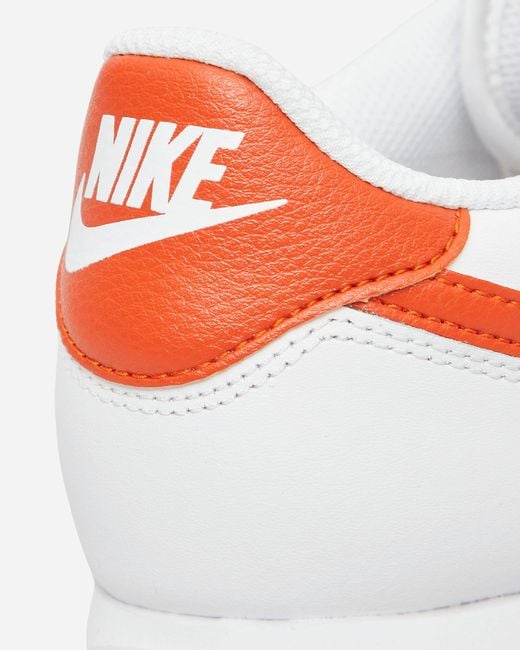 Nike Cortez Sneakers White / Campfire Orange for Men | Lyst
