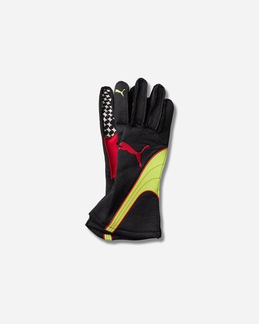 PUMA White A$ap Rocky Fire Gloves / Pop Red for men