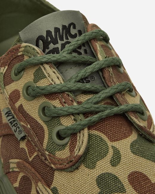 Vans Green Oamc X Wtaps Seylynn Lug Sneakers Duck Camo for men