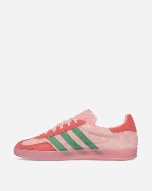 スニーカー Adidas Gazelle Indoor Semi Pink Spark Preloved Green (W) Adidas Gazelle Indoor W Pink Spark / Preloved Green - Jun