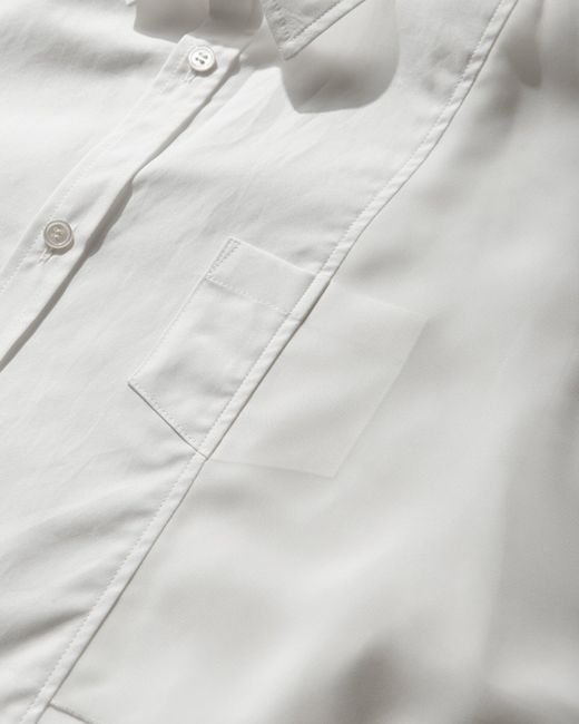 Undercover White S Layered Georgette Shirt