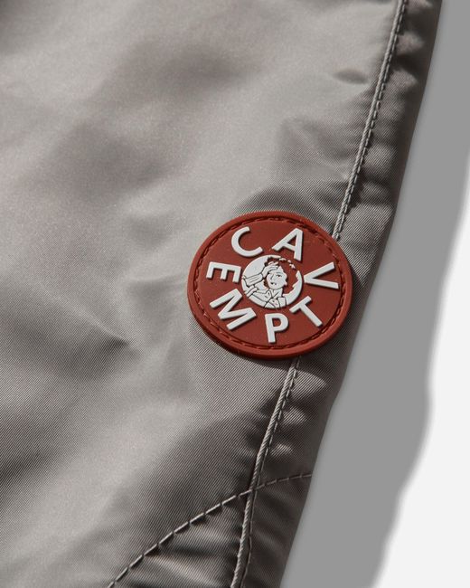 Cav Empt Gray Men S Design Nylon Zip Jacket for men