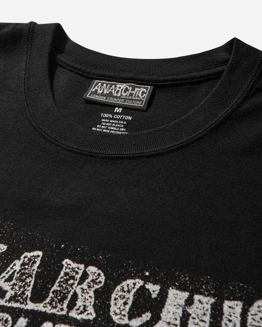 Neighborhood Anarchic Adjustment Ss-2 T-Shirt in Black for