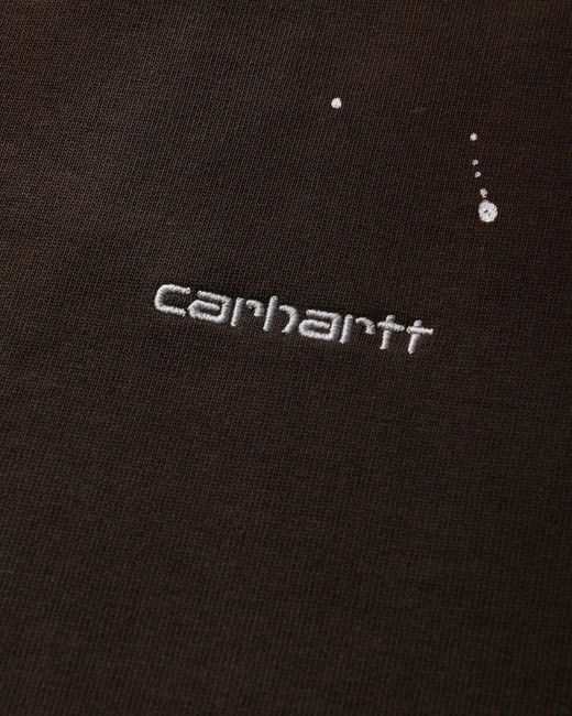 Carhartt Black Hooded Painter Jacket Tobacco (Destroy Wash) for men
