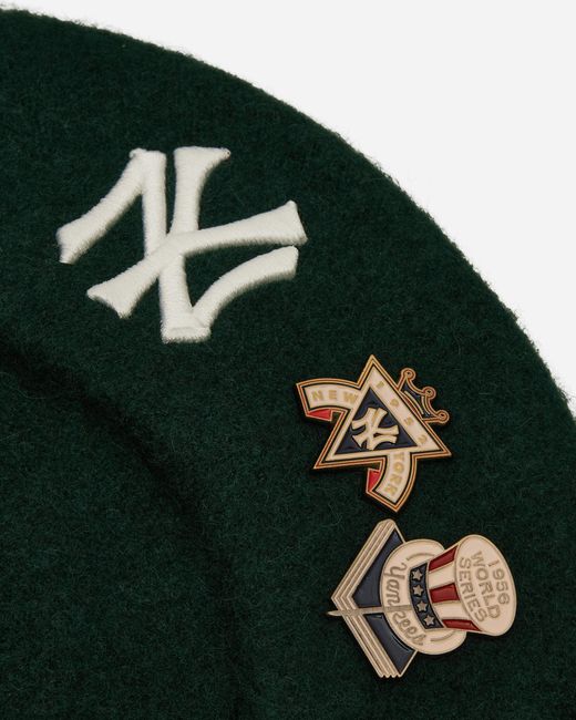 KTZ Green New York Yankees Mlb Cooperstown Pin Beret Dark for men