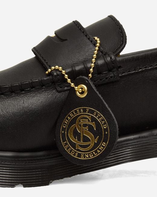 Dr. Martens Black Penton Leather Loafers for men