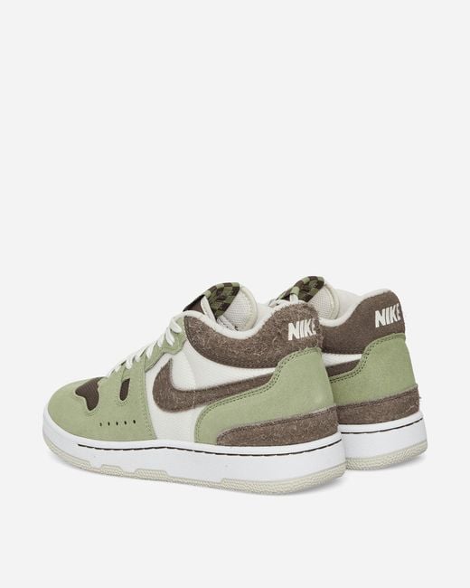 Nike Green Attack Sneakers Oil Ironstone for men