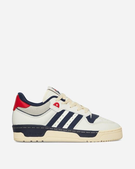 Adidas Blue Rivalry 86 Low Sneakers Ivory / Night / Better Scarlet for men
