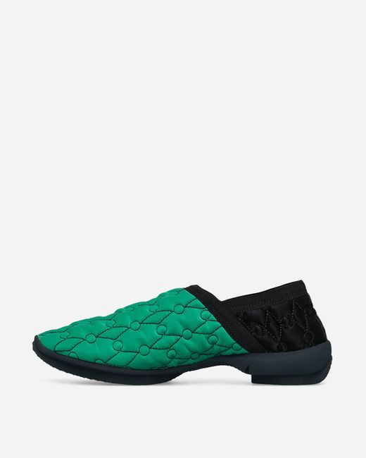 Kiko Kostadinov Green Men S Solix Slippers Chlorophyll / Ink Black for men