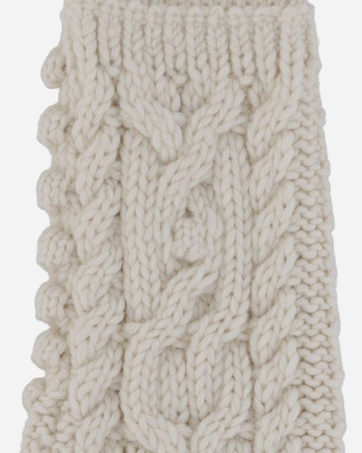 Jean Paul Gaultier White Je T Aime Gloves Cream