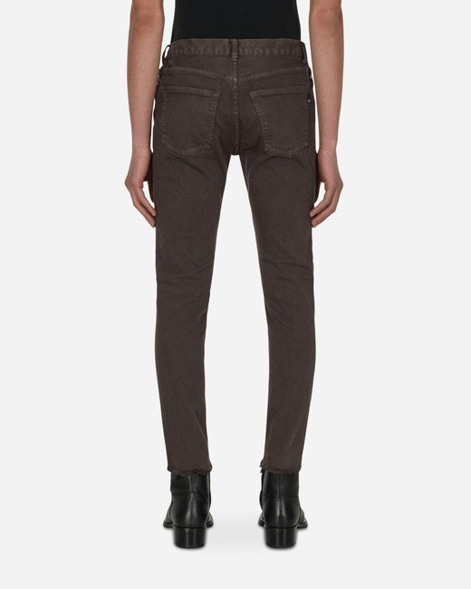 Undercover Black Zip Denim Pants for men