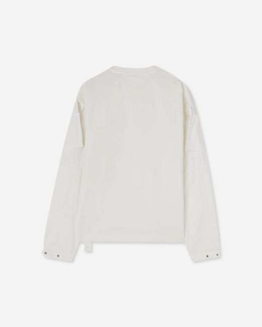 Oamc Peacemaker White Cargo Longsleeve T-Shirt Snow for men