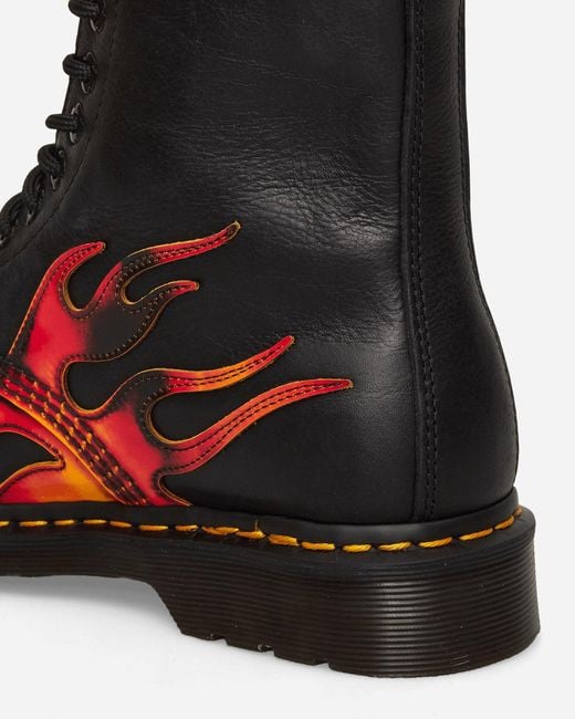 Dr. Martens 1460 Pascal Flame Boots / Vibrant Red for men