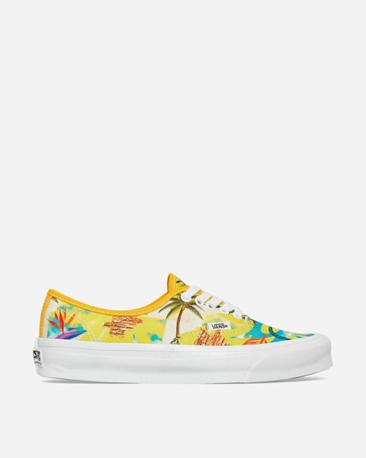 Vans Canvas Og Authentic Lx Sneakers Yellow for Men | Lyst UK
