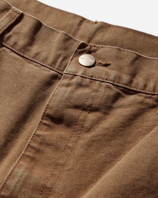 Carhartt White Men S Double Knee Pants Hamilton (grind Washed) for men