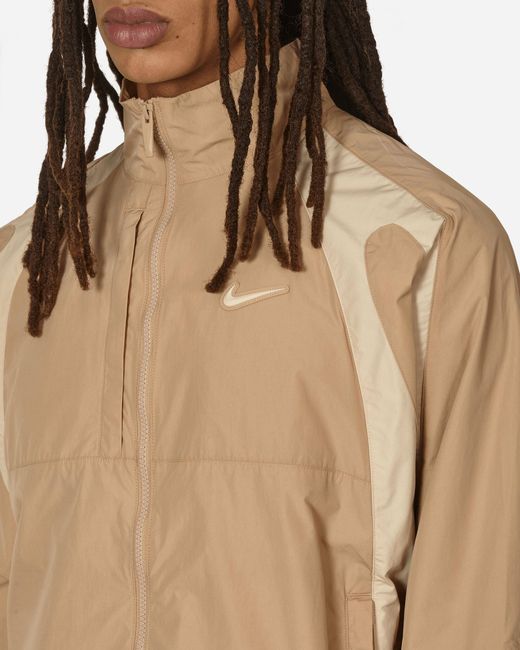 Nike Natural Nocta Woven Track Jacket Hemp for men