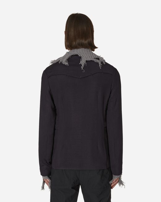 Kiko Kostadinov Blue Ria Ventilation Blazer Dark for men