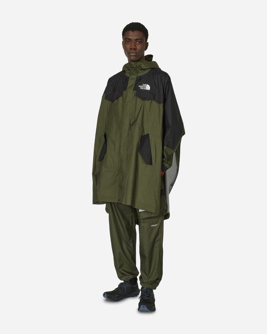 The North Face Project X Green Undercover Soukuu Hike Packable Fishtail Shell Parka Forest Night for men