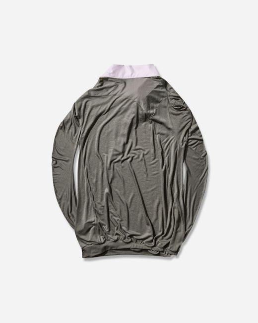 Kiko Kostadinov Women S Howe Jersey Top Gargoyle in Grey | Lyst UK
