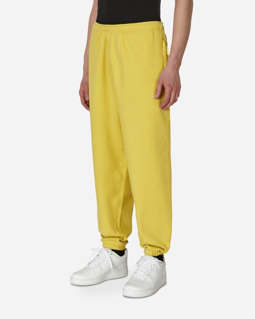 Nike Yellow Solo Swoosh Sweatpants for men