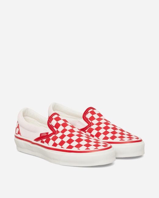Vans Red Classic Slip-on Reissue 98 Sneakers Racing for men
