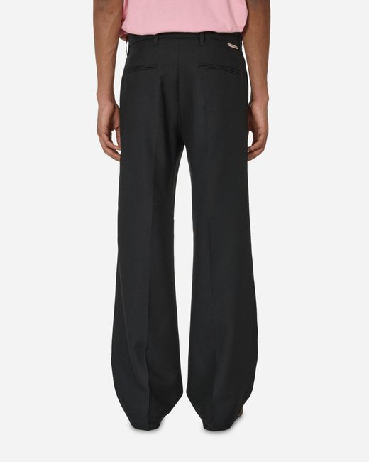 Stockholm Surfboard Club Black Tailored Bootcut Trousers for men