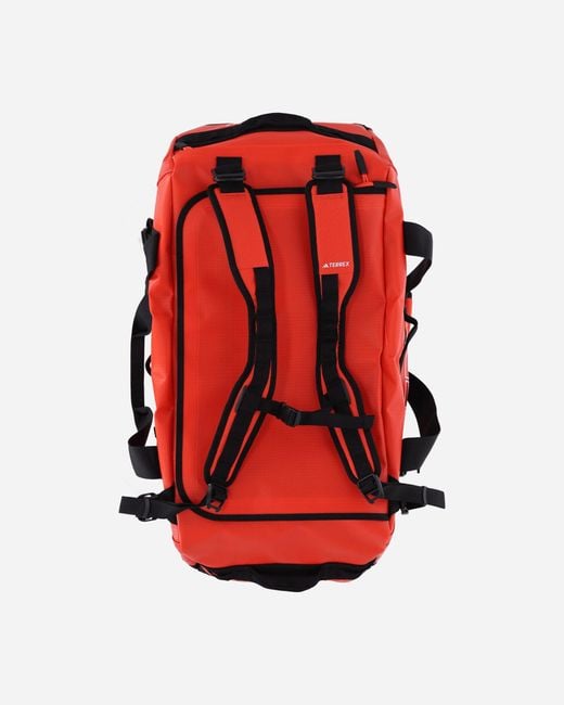 Adidas Red Terrex Expedition Duffel Bag Medium Impact for men