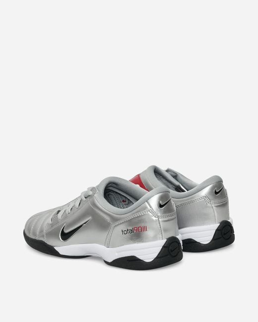 Nike White Total 90 Sneakers Metallic Silver / Black for men